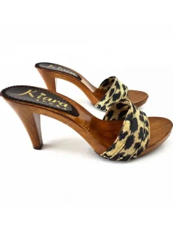ANIMAL HEEL CLOGS WOMAN