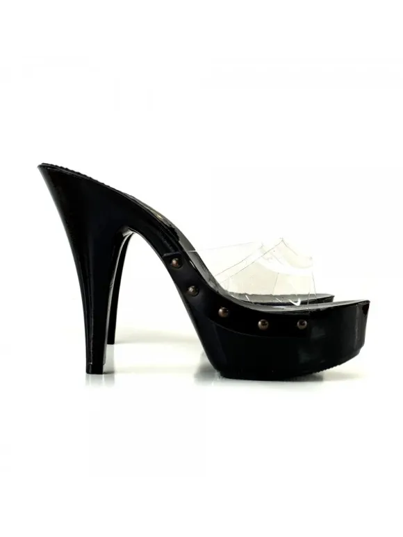 BLACK CINDERELLA CLOGS