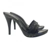BLACK CLOGS IN PATENT LEATHER