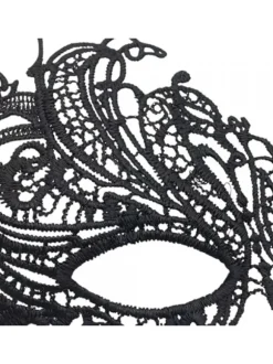 Black Lace Mask | Elegance and Seduction for BDSM and Themed Parties