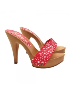 CHRISTMAS EDITION STAR CLOGS HEEL 11