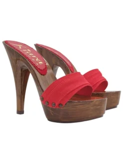 CLOG HEEL RED HEEL 13 CM