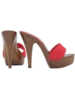 CLOG HEEL RED HEEL 13 CM