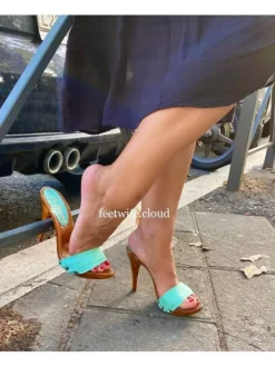 CLOG HEMERALD GREEN HEEL 12