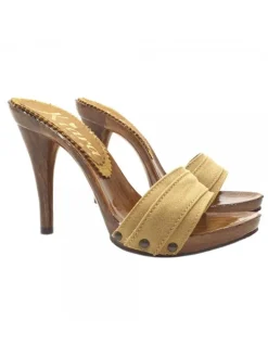 CLOG OCHER HEEL 12