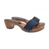 COMFORTABLE CLOGS HEEL 5 BLACK UPPER - ITALIAN PRODUCT