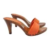 COMFORTABLE ORANGE CLOGS