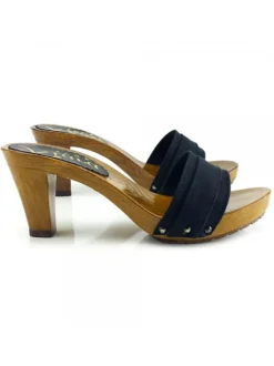 CONFORT BLACK CLOGS