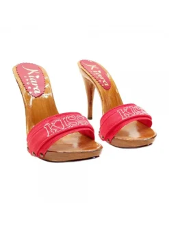 CUSTOMIZED RED CLOGS