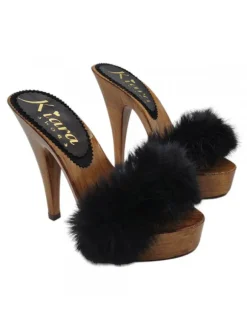 Faux Fur Clogs