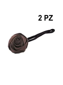 FLOWER WRAP CHIGNON BROWN HAIR 2PZ