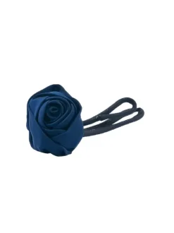 FLOWER WRAP CHIGNON DARK BLUE HAIR 2PCS