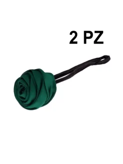 FLOWER WRAP CHIGNON GREEN HAIR 2PZ