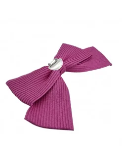 FUCHSIA BOW WITH PIN
