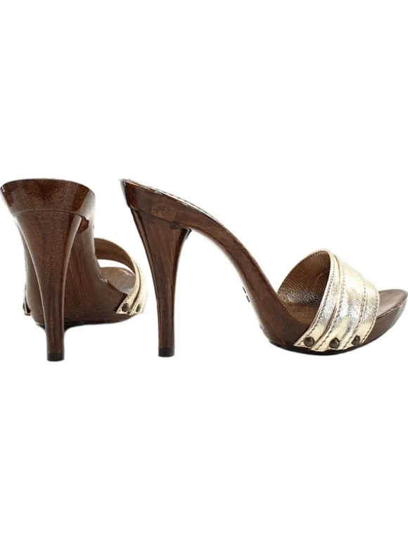 GOLDEN CLOGS HEEL 12