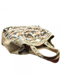 GREEN MIMETIC FABRIC SEA BAG