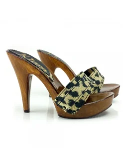 HEEL CLOG LEOPARD HEEL 11