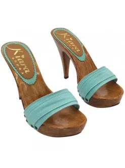 HEEL CLOG WOMAN GREEN HEMERALD HEEL 11