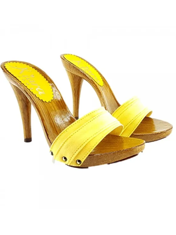 HEEL CLOG YELLOW