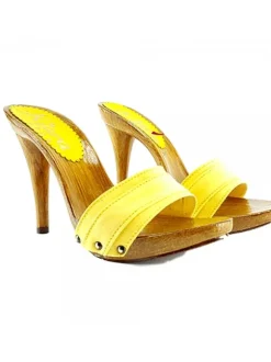 HEEL CLOG YELLOW