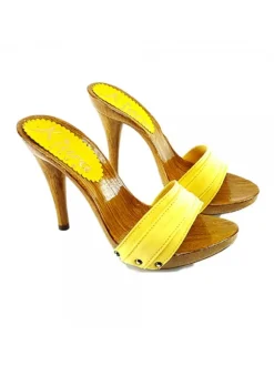 HEEL CLOG YELLOW