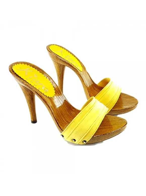 HEEL CLOG YELLOW