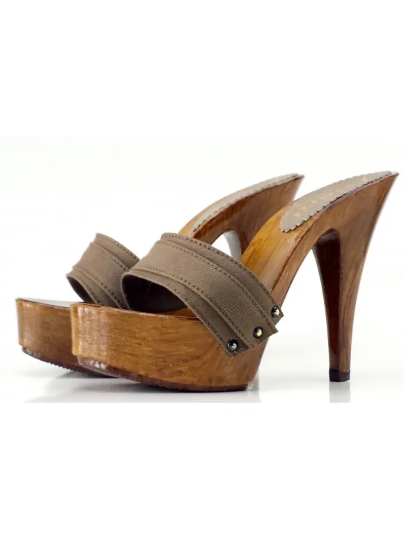 HEEL CLOGS ITALIAN-K9101 TAU