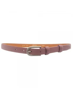 LEATHER BELT WITH VARIOUS COLORS BUCKLE