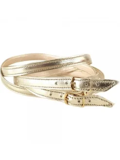 LEATHER GOLD STRAPS FOR CLOGS
