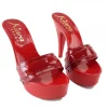 PAINTED RED SHOES-K9601