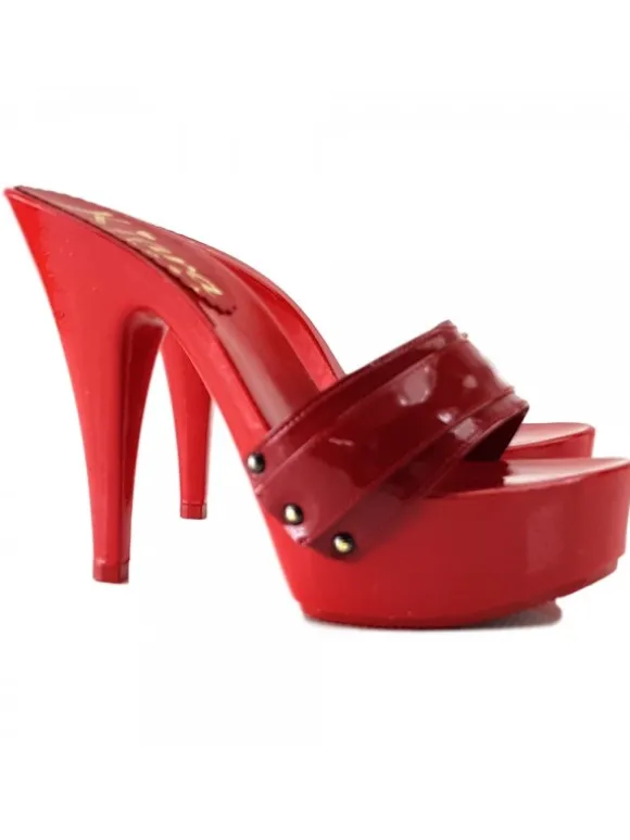 PAINTED RED SHOES-K9601