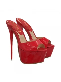RED HIGH STILETTO SEXY SIZE UP TO 44