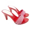 RED PIN-UP CLOGS HEEL 9