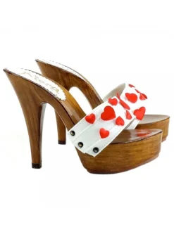 Saint Valentine's clogs