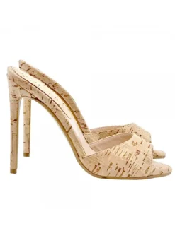 SANDAL IN CORK HEEL 12