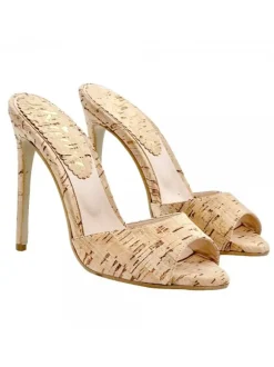 SANDAL IN CORK HEEL 12