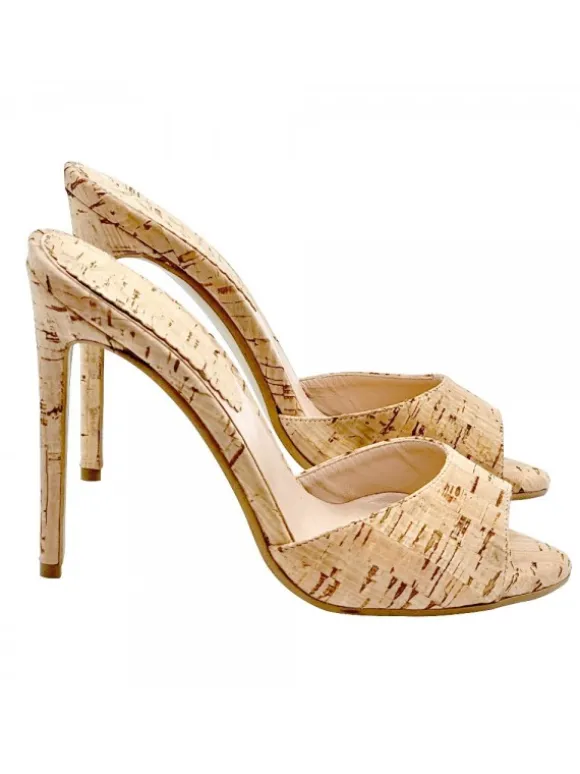 SANDAL IN CORK HEEL 12