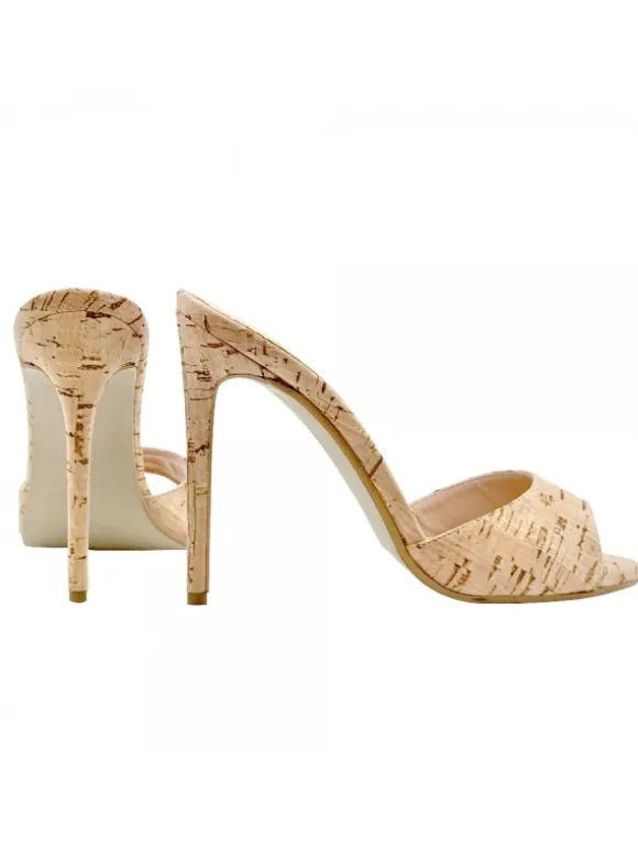 SANDAL IN CORK HEEL 12