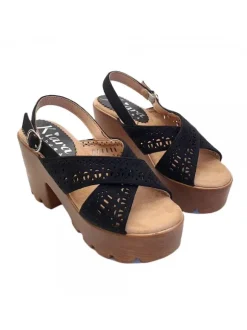 SANDALS 9 CM HEEL ADJUSTABLE STRAP - COMFORTABLE