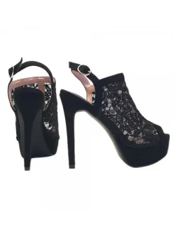 SEXY SANDAL IN MACRAME' STYLE HEEL 13