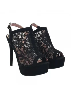 SEXY SANDAL IN MACRAME' STYLE HEEL 13