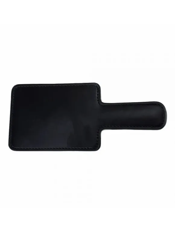 spanking paddle black leather