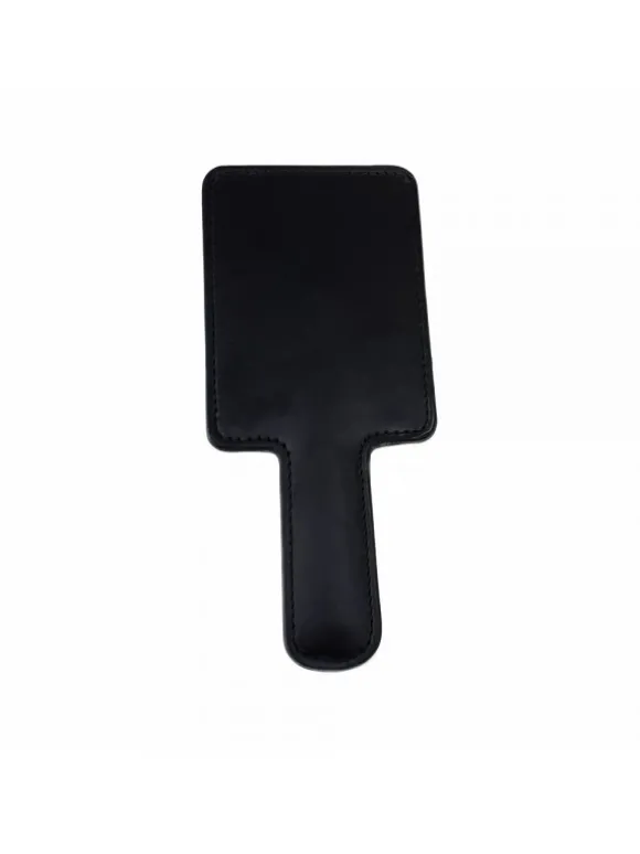 spanking paddle black leather