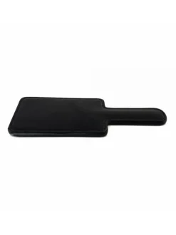 spanking paddle black leather