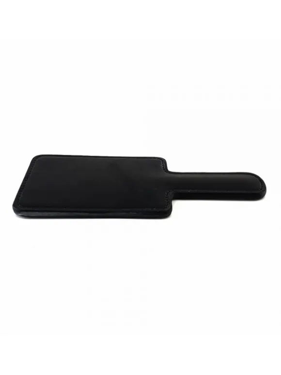 spanking paddle black leather