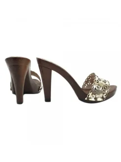 WOMEN'S GOLDEN CLOGS HEEL 11