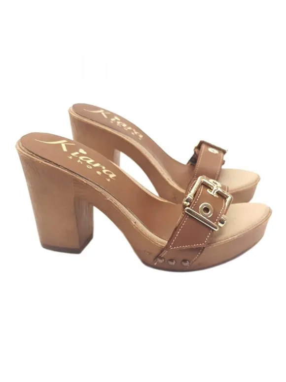 WOMEN'S LEATHER CLOGS