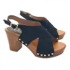WOMEN'S SANDALS IN SYNTHETIC SUEDE HEEL 9