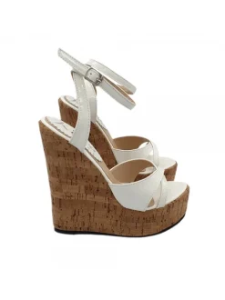 WOMEN'S WEDGE CORK CLOGS HEEL 14
