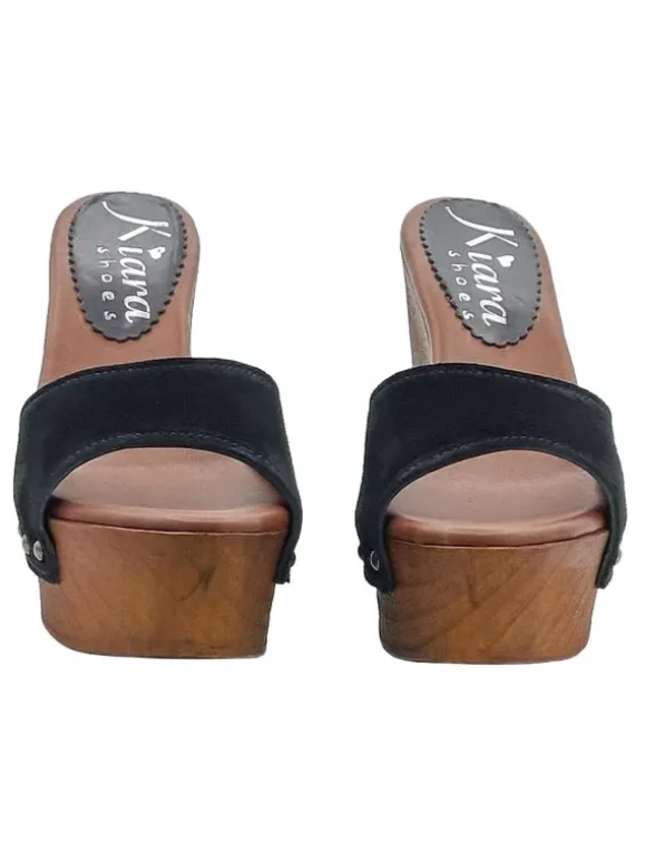 Women's Wedge Sandals โ€“ Black